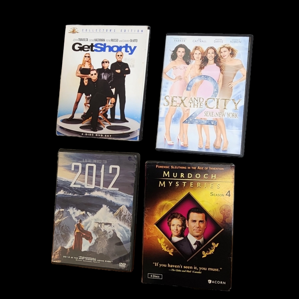4 DVD movies/series